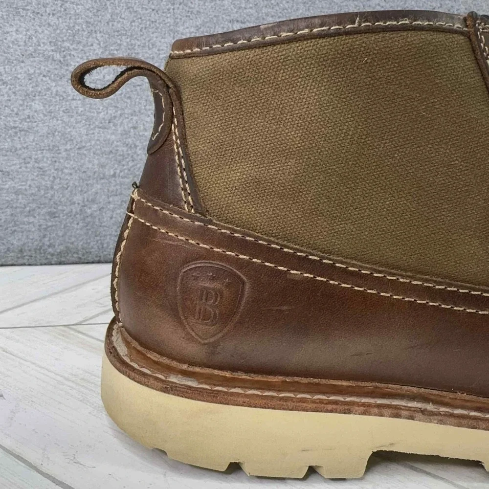 Boston Boot Co Cambridge Chukka Brown‎ Leather Waterproof Work Boots Men's 7.5